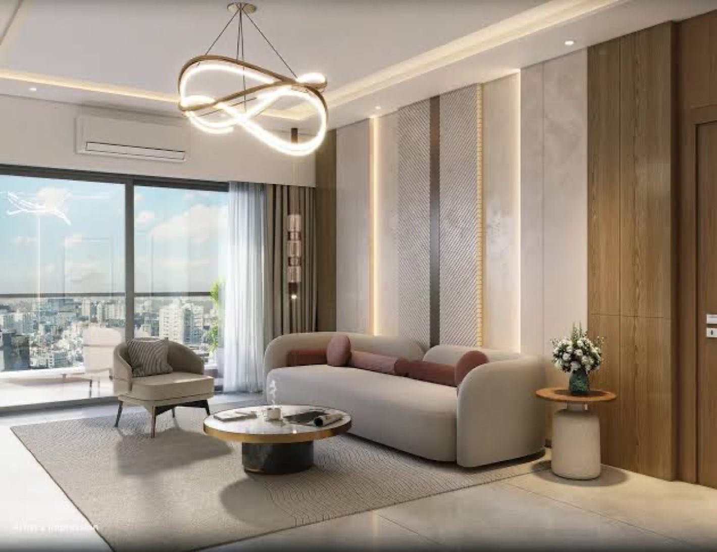 The living room